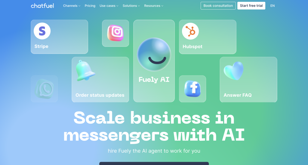 chatfuel best ai for marketing